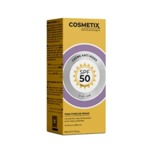 Crème Anti-Rides écrans Cosmetix Dermatologie SPF50+ maroc